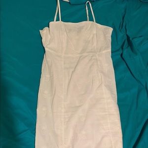 White pineapple dress